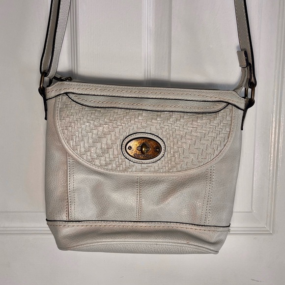 Concept White crossbody bag with gold hardware - Picture 5 of 10